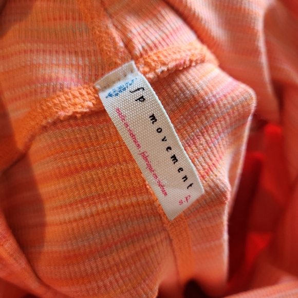 Free People Movement Roll Out Leggings Heathered Neon Mango 7/8 Size Small - Picture 9 of 10